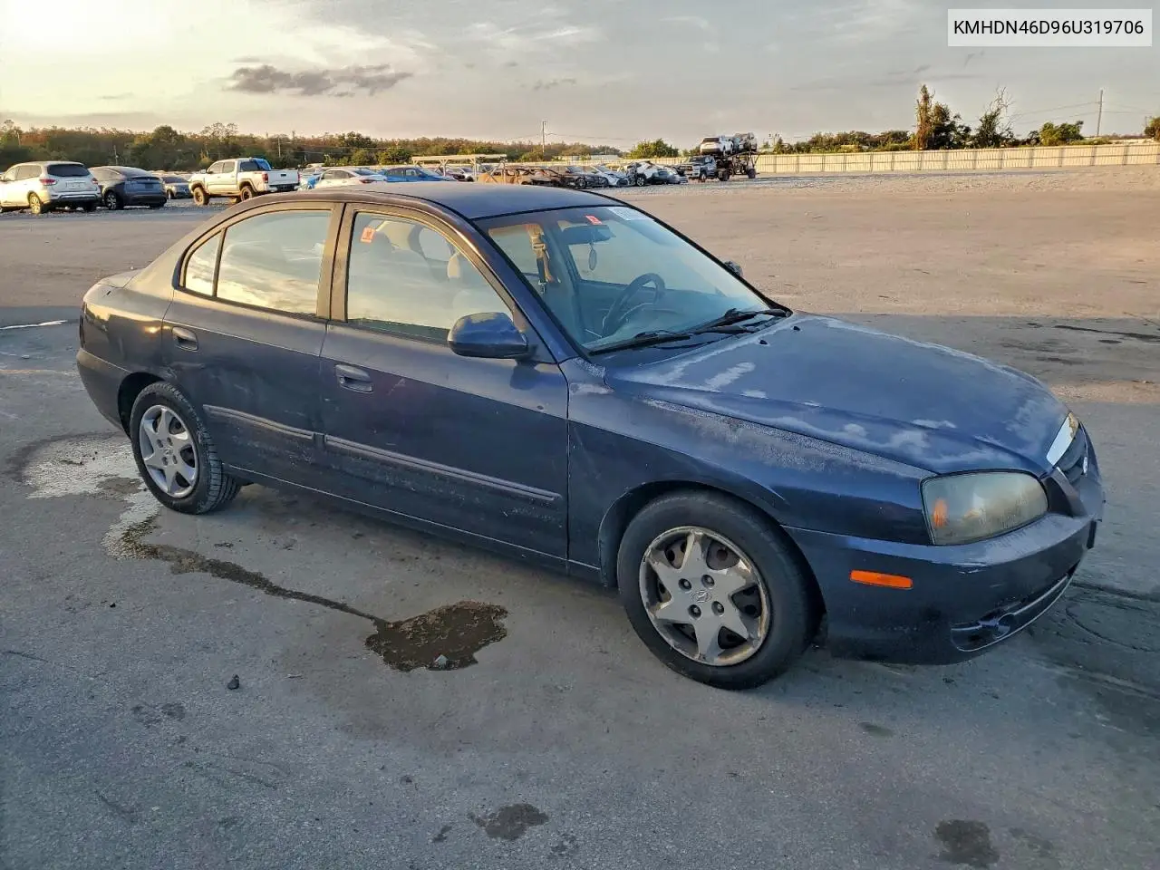 KMHDN46D96U319706 2006 Hyundai Elantra Gls
