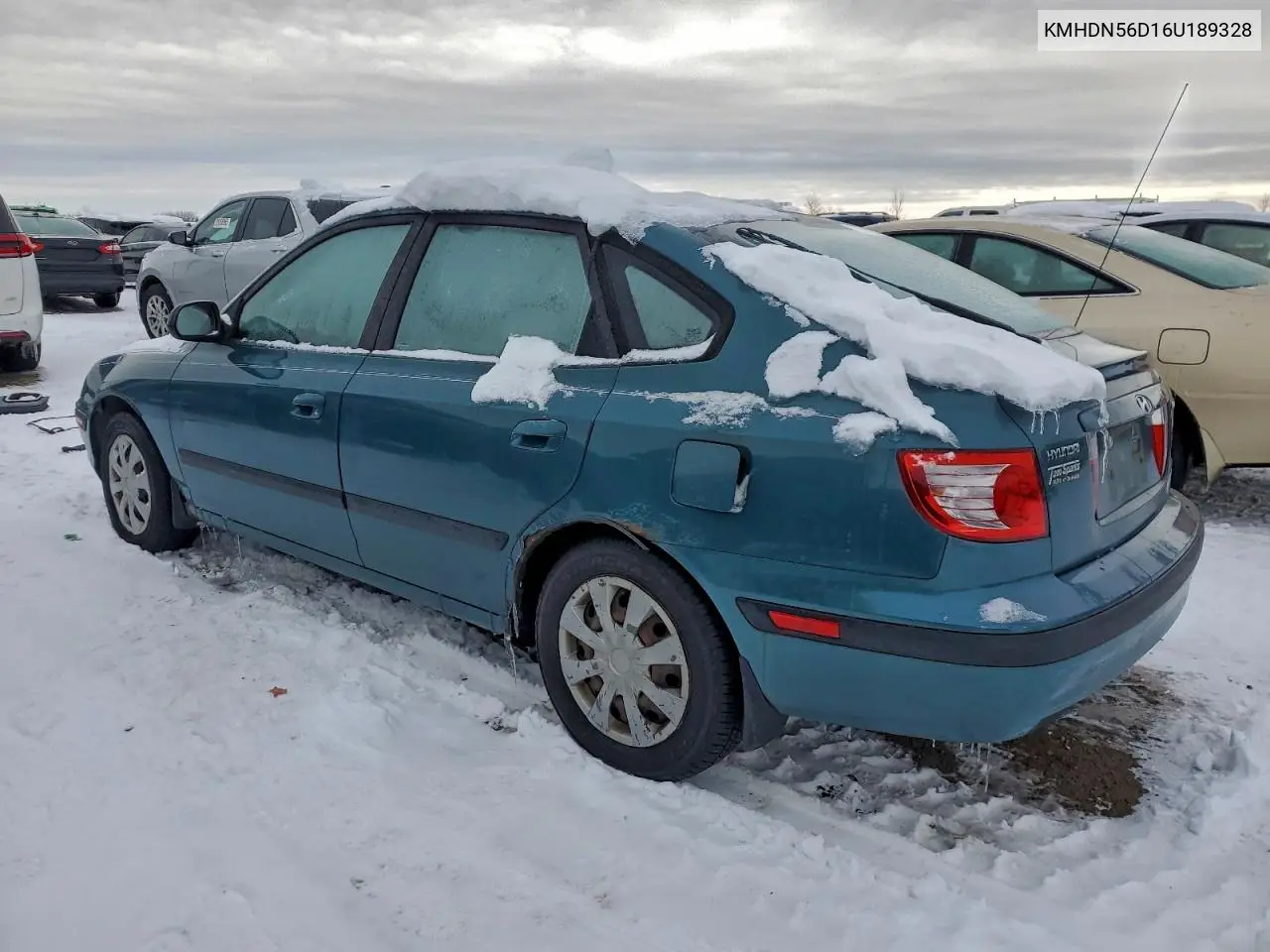 KMHDN56D16U189328 2006 Hyundai Elantra Gls