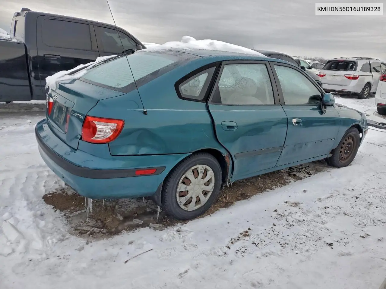 KMHDN56D16U189328 2006 Hyundai Elantra Gls