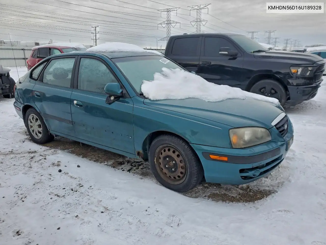 KMHDN56D16U189328 2006 Hyundai Elantra Gls