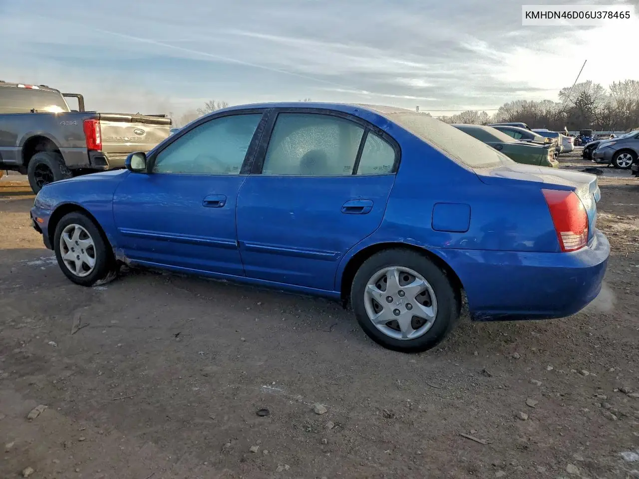 KMHDN46D06U378465 2006 Hyundai Elantra Gls