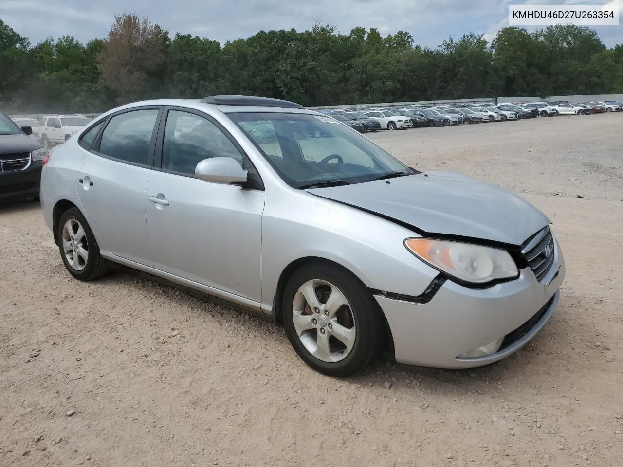 KMHDU46D27U263354 2007 Hyundai Elantra Gls