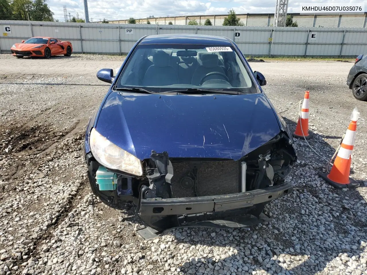 KMHDU46D07U035076 2007 Hyundai Elantra Gls