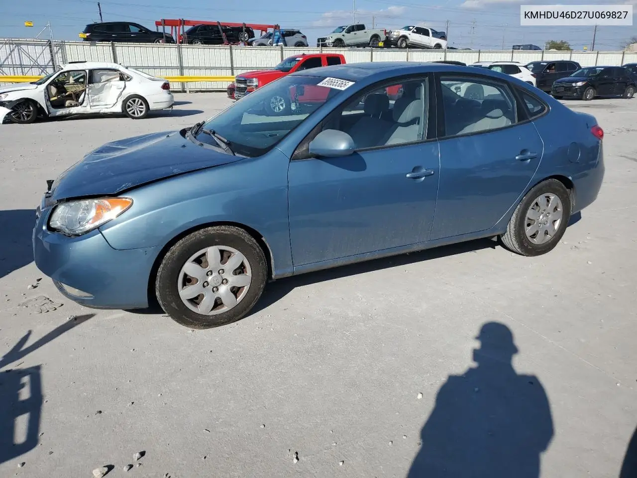 KMHDU46D27U069827 2007 Hyundai Elantra Gls