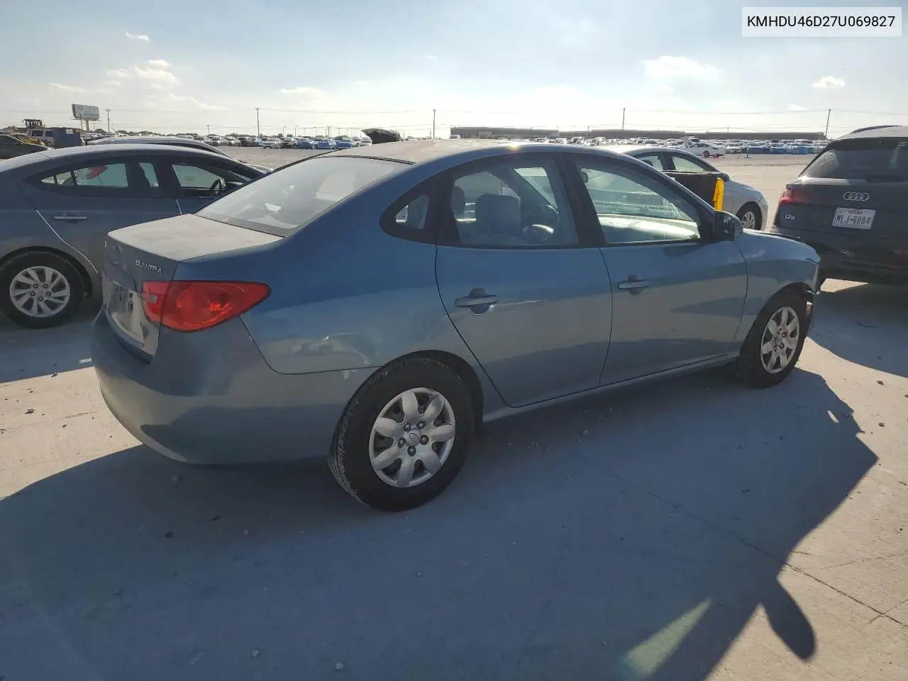 KMHDU46D27U069827 2007 Hyundai Elantra Gls