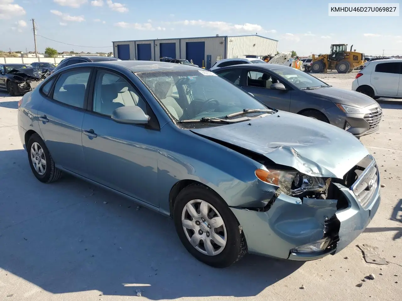 KMHDU46D27U069827 2007 Hyundai Elantra Gls