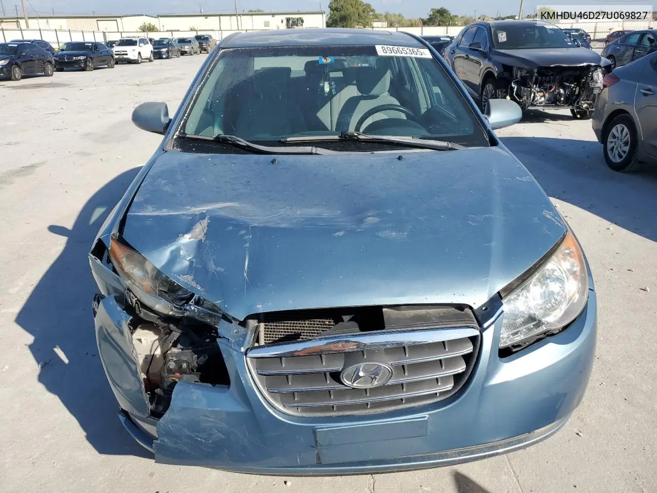 KMHDU46D27U069827 2007 Hyundai Elantra Gls