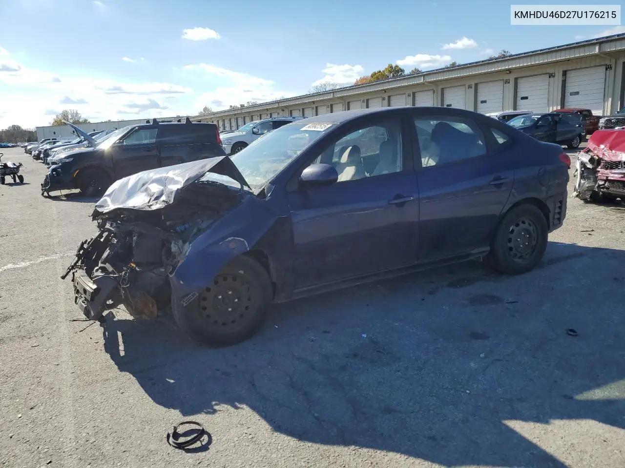 KMHDU46D27U176215 2007 Hyundai Elantra Gls