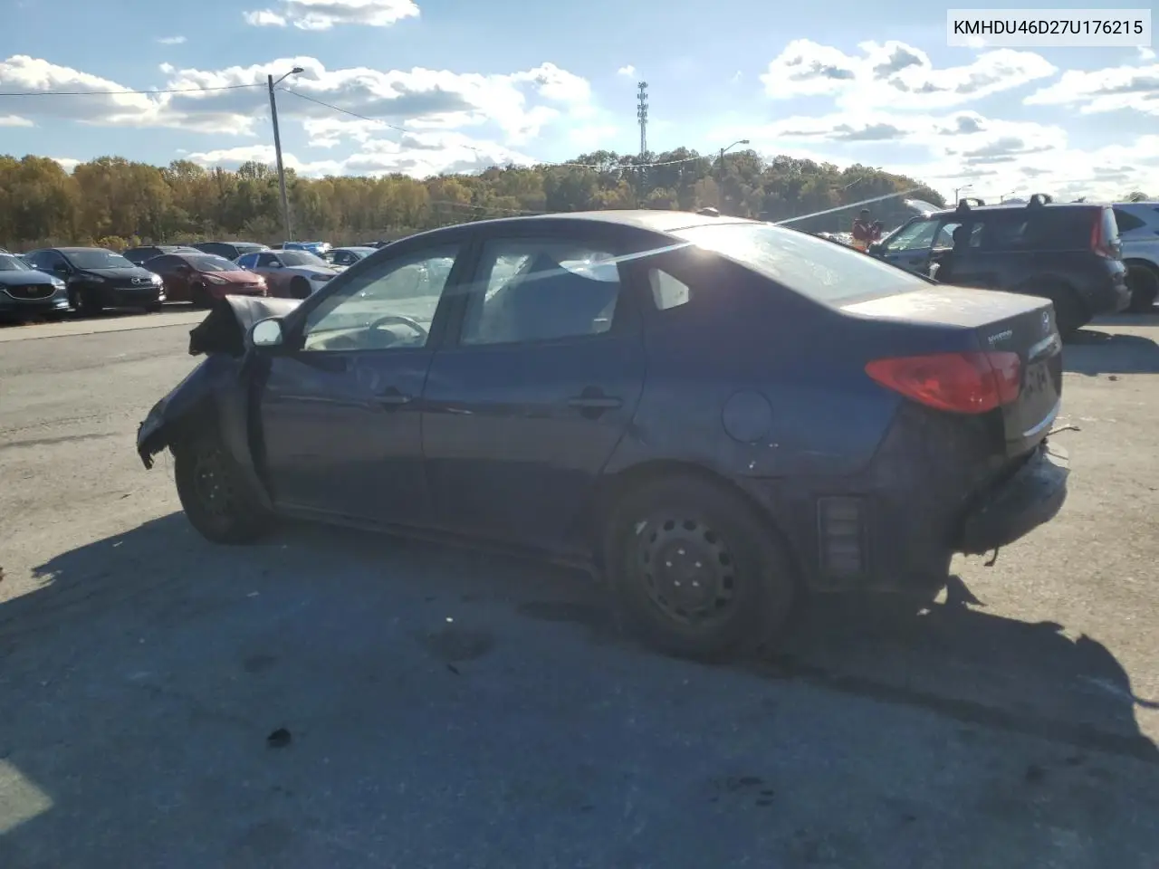 KMHDU46D27U176215 2007 Hyundai Elantra Gls