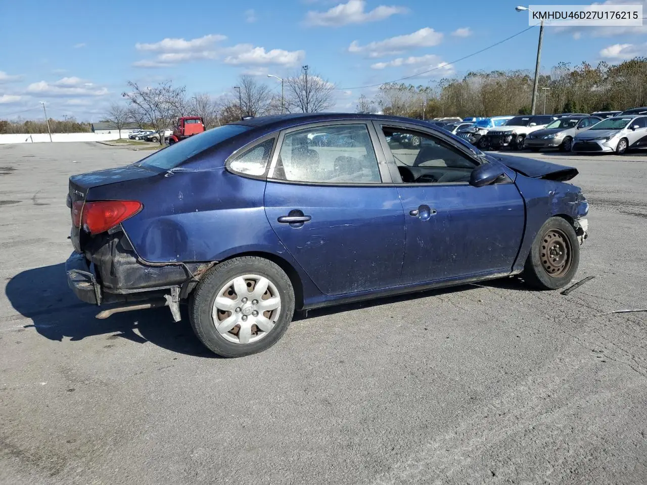 KMHDU46D27U176215 2007 Hyundai Elantra Gls
