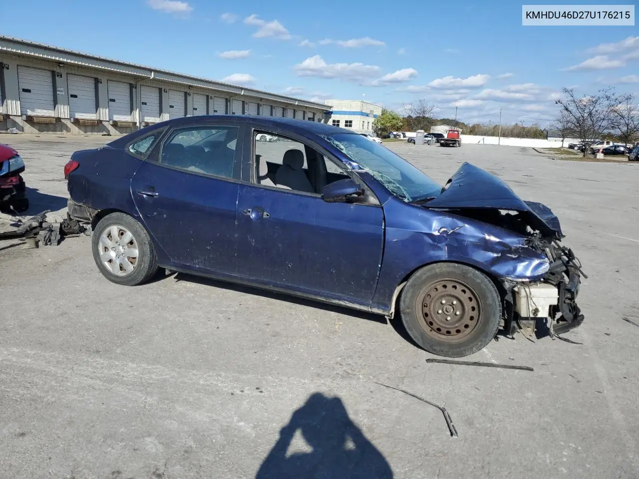 KMHDU46D27U176215 2007 Hyundai Elantra Gls
