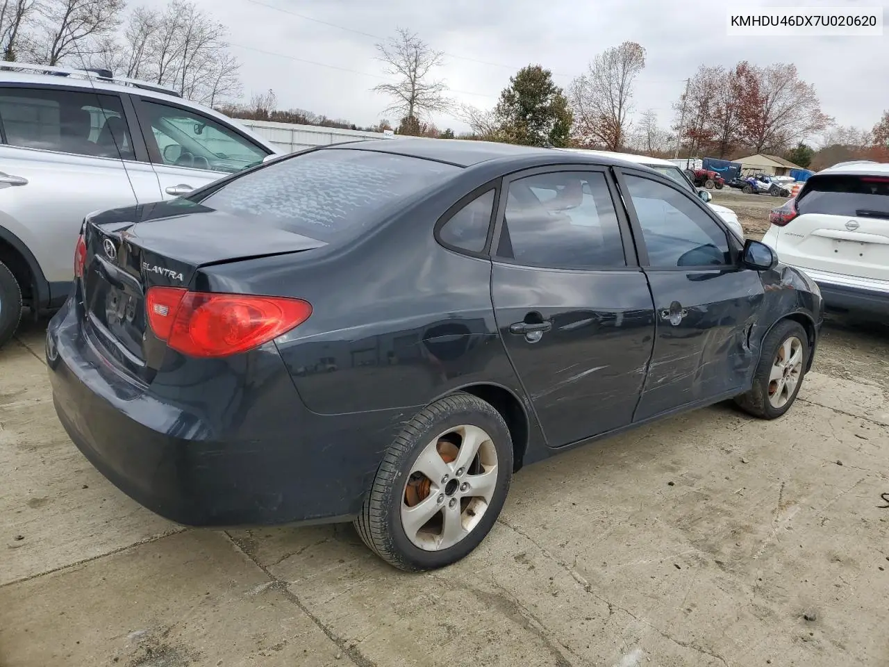 KMHDU46DX7U020620 2007 Hyundai Elantra Gls