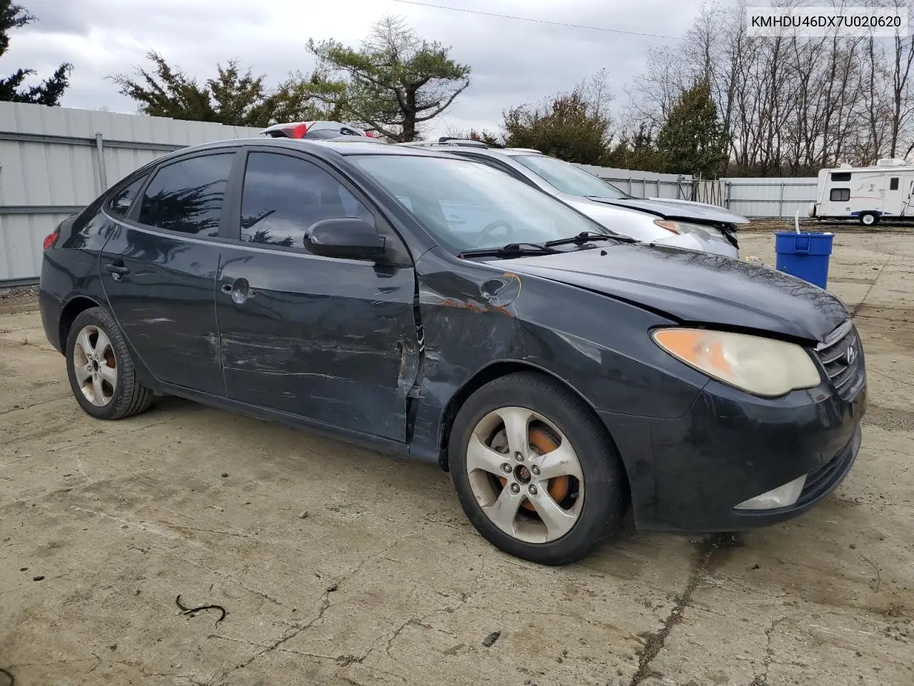 KMHDU46DX7U020620 2007 Hyundai Elantra Gls