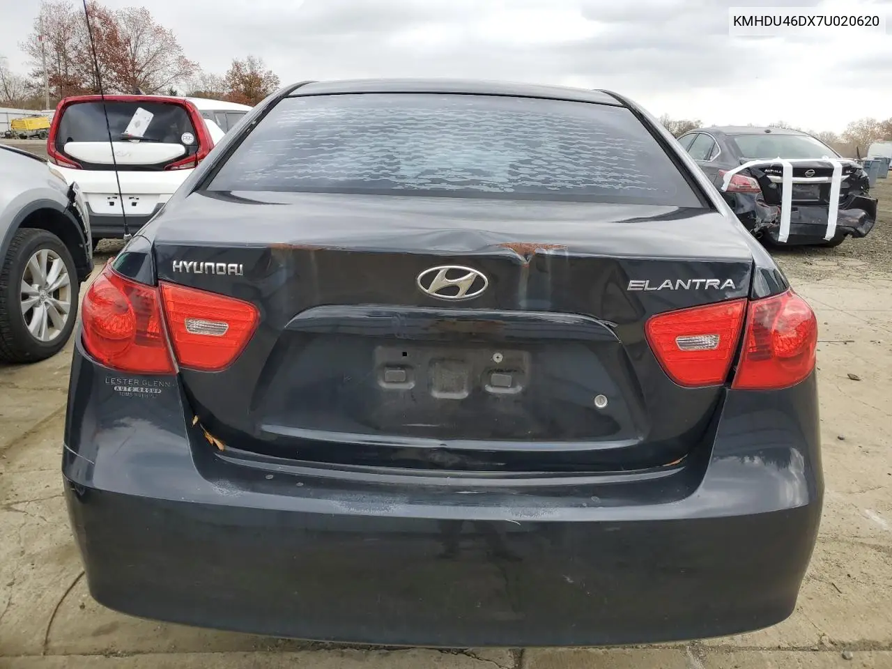 KMHDU46DX7U020620 2007 Hyundai Elantra Gls