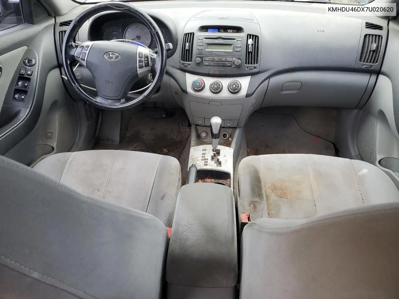 KMHDU46DX7U020620 2007 Hyundai Elantra Gls
