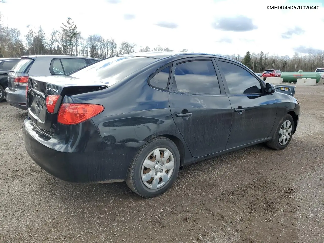 KMHDU45D67U020440 2007 Hyundai Elantra Gl