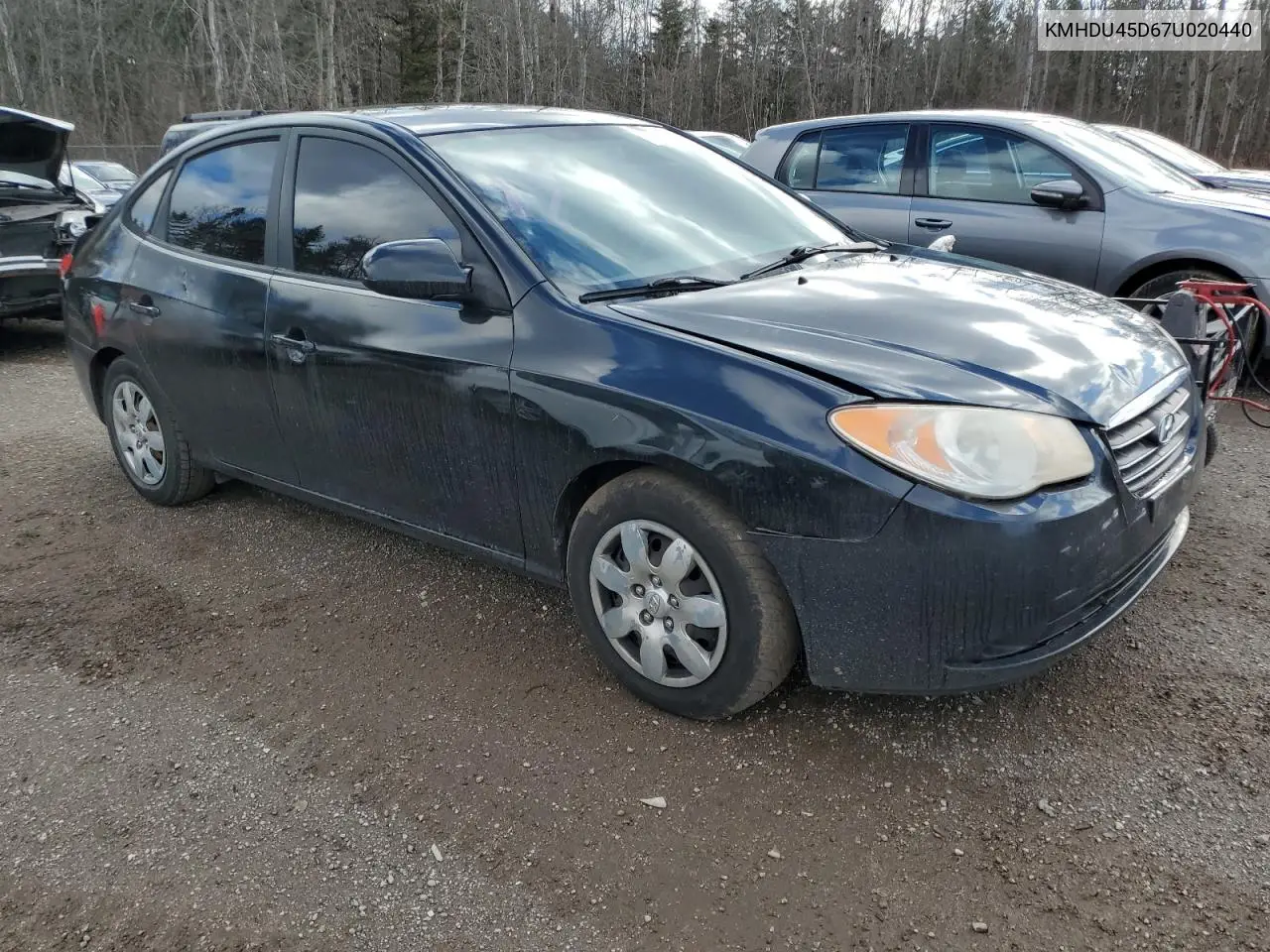KMHDU45D67U020440 2007 Hyundai Elantra Gl