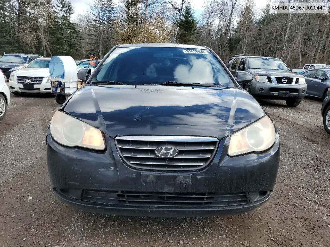KMHDU45D67U020440 2007 Hyundai Elantra Gl