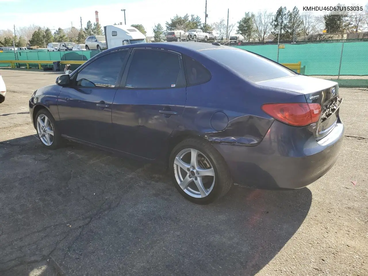 KMHDU46D67U153035 2007 Hyundai Elantra Gls