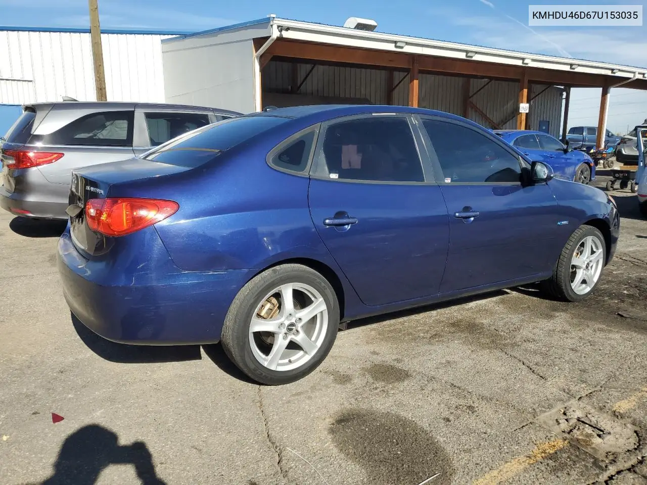 KMHDU46D67U153035 2007 Hyundai Elantra Gls
