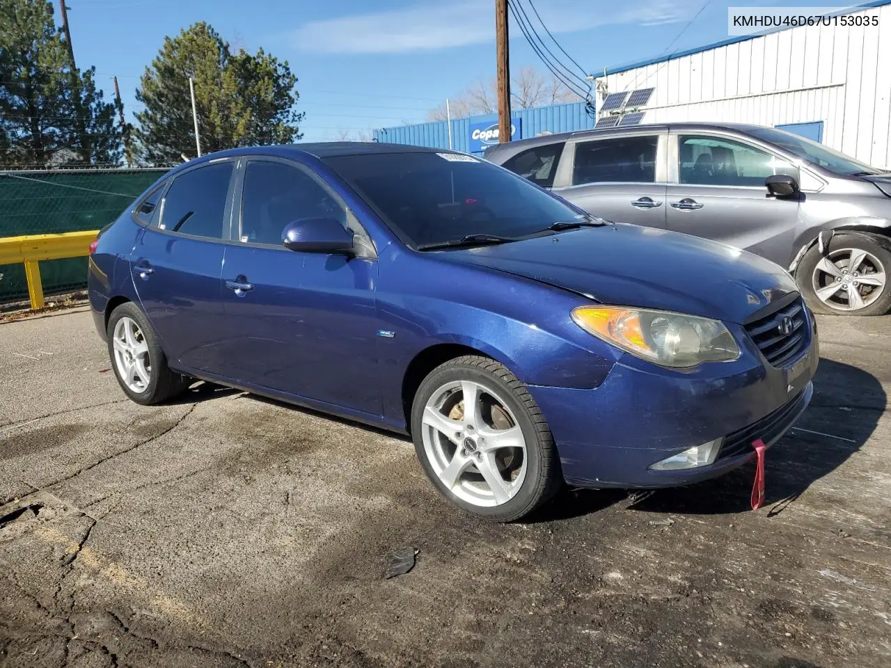 KMHDU46D67U153035 2007 Hyundai Elantra Gls