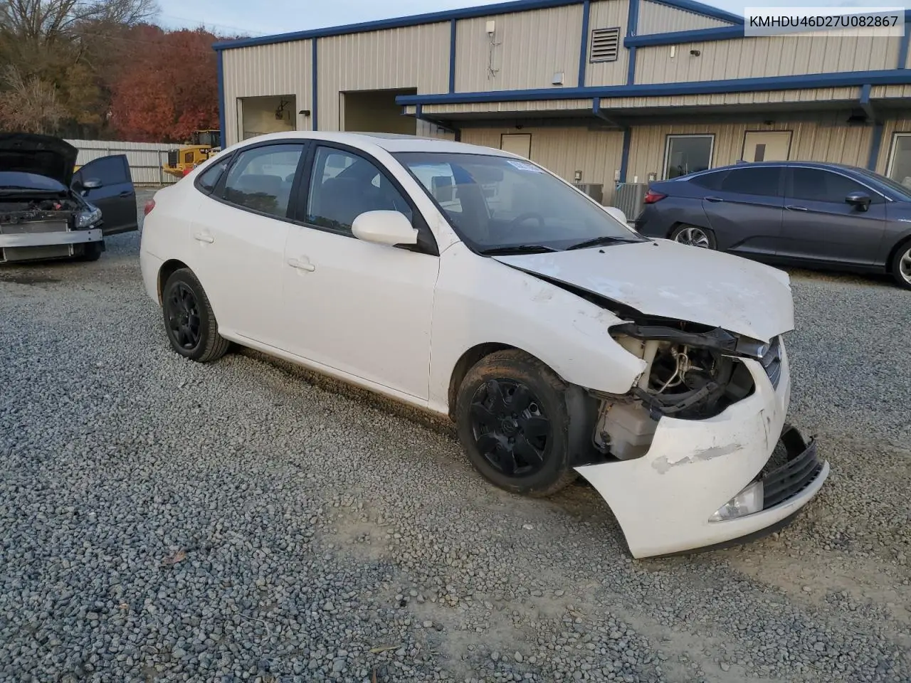 KMHDU46D27U082867 2007 Hyundai Elantra Gls