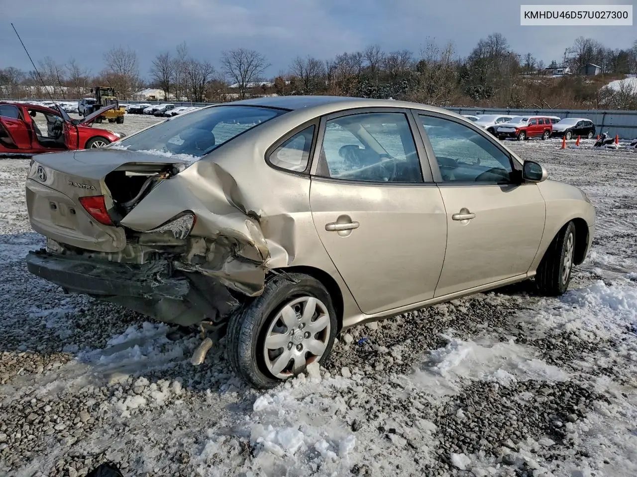 KMHDU46D57U027300 2007 Hyundai Elantra Gls