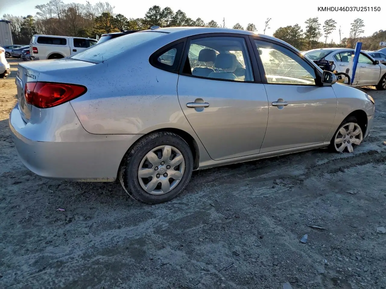 KMHDU46D37U251150 2007 Hyundai Elantra Gls