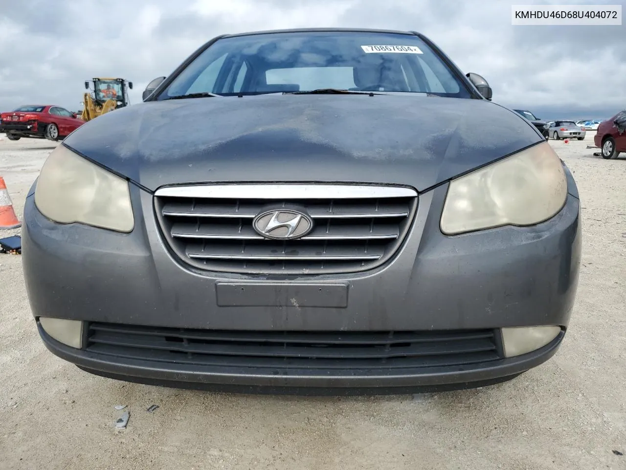 KMHDU46D68U404072 2008 Hyundai Elantra Gls