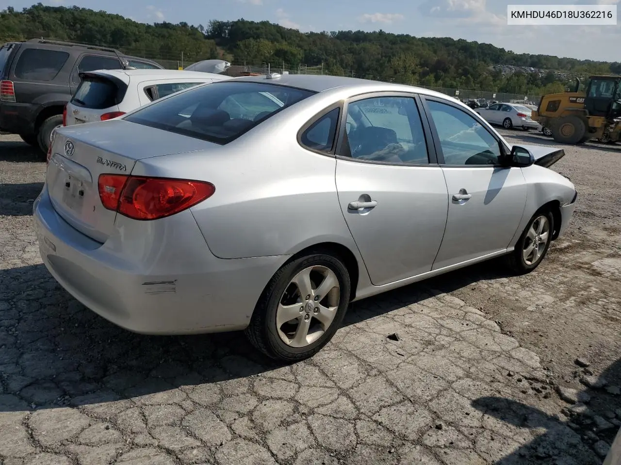 KMHDU46D18U362216 2008 Hyundai Elantra Gls
