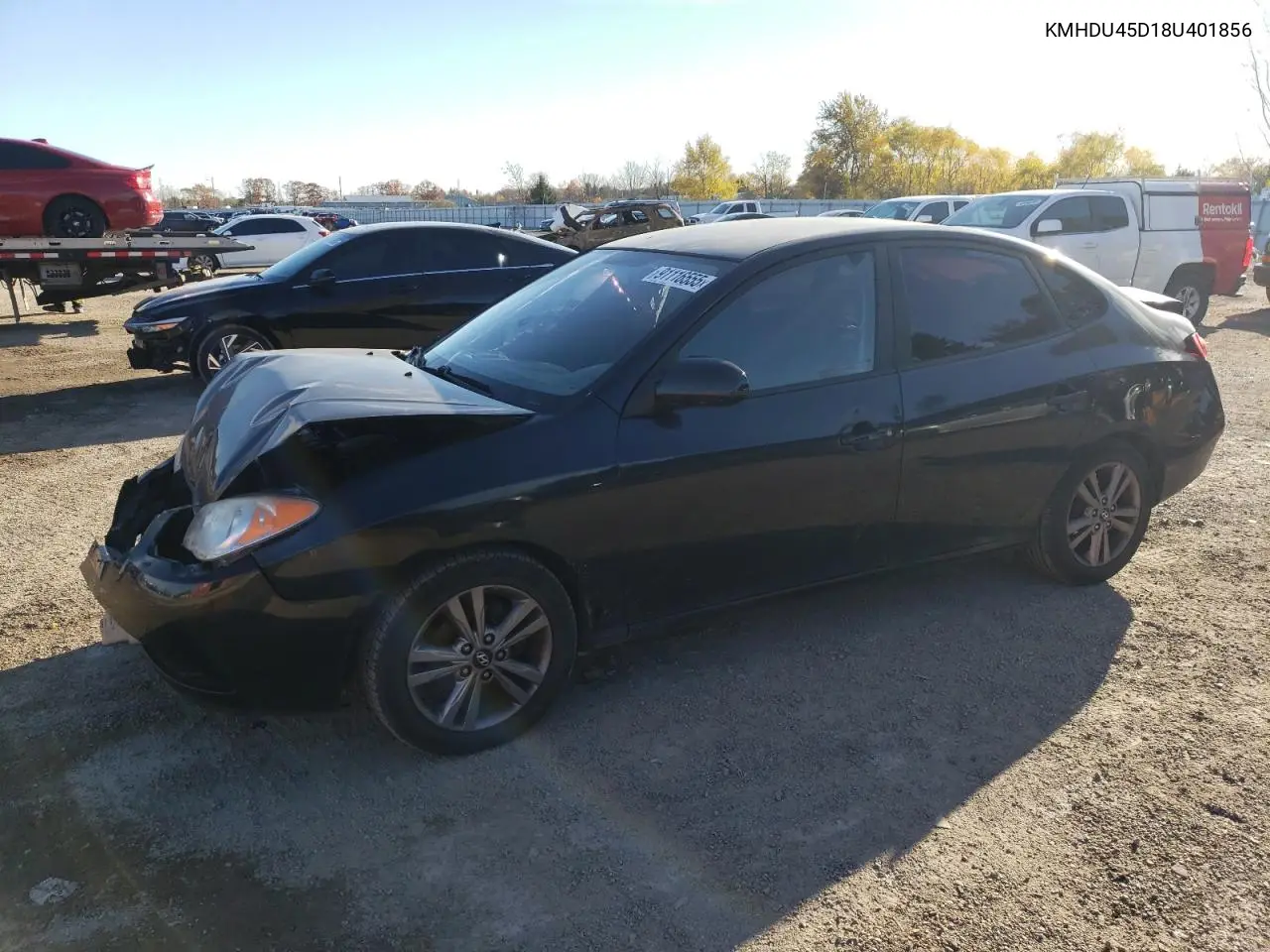 KMHDU45D18U401856 2008 Hyundai Elantra Gl