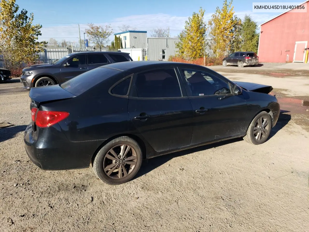 KMHDU45D18U401856 2008 Hyundai Elantra Gl
