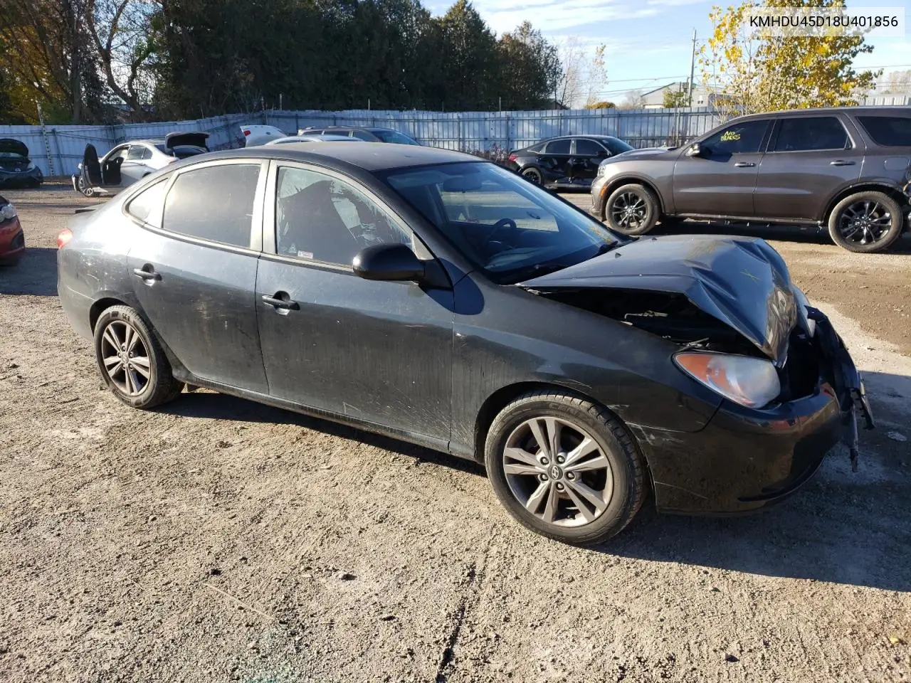 KMHDU45D18U401856 2008 Hyundai Elantra Gl