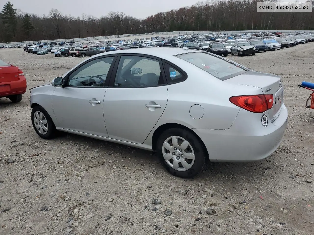KMHDU46D38U530535 2008 Hyundai Elantra Gls