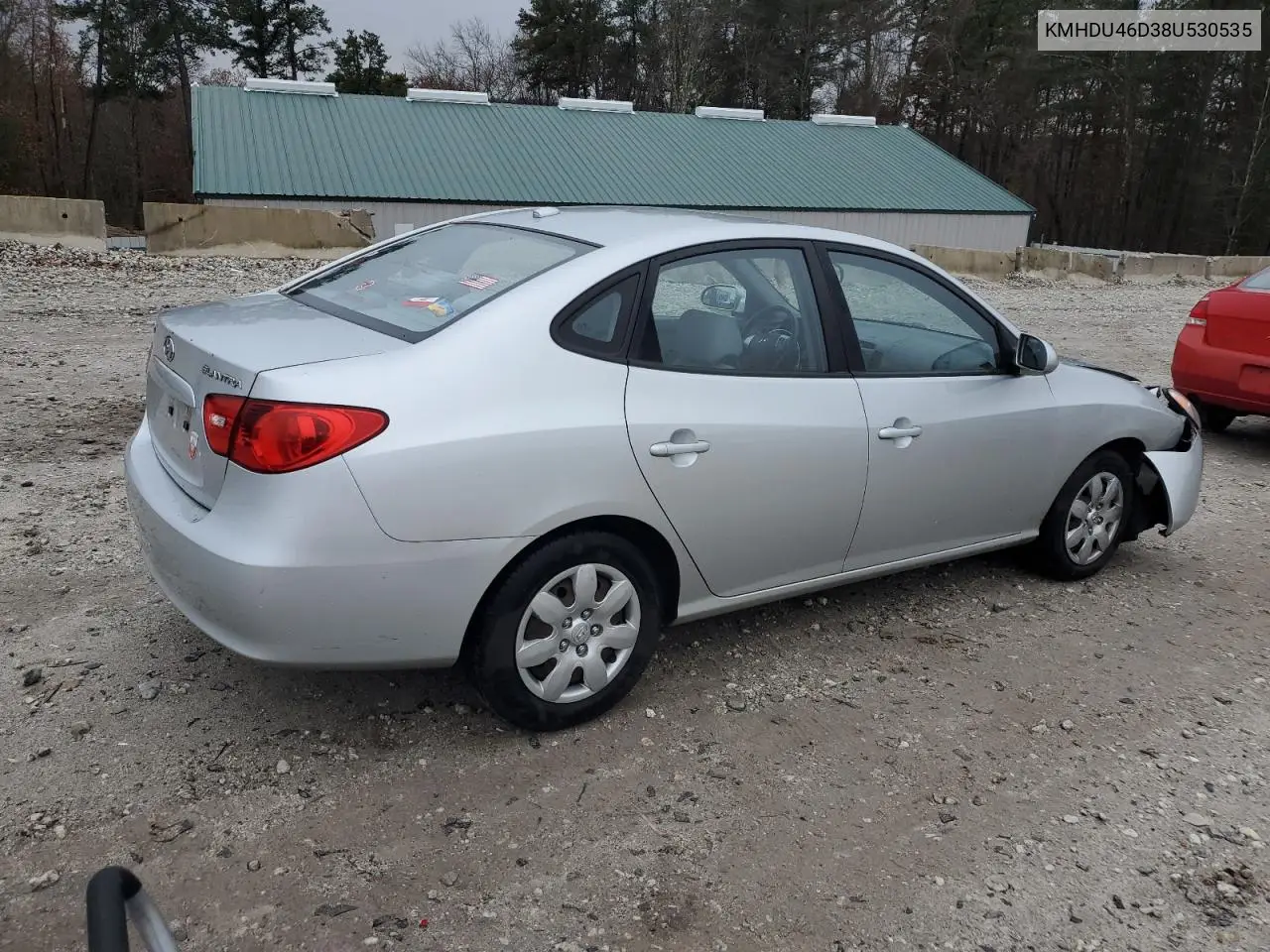 KMHDU46D38U530535 2008 Hyundai Elantra Gls