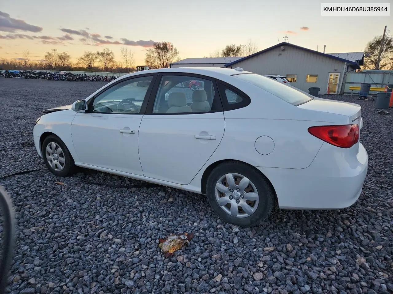 KMHDU46D68U385944 2008 Hyundai Elantra Gls