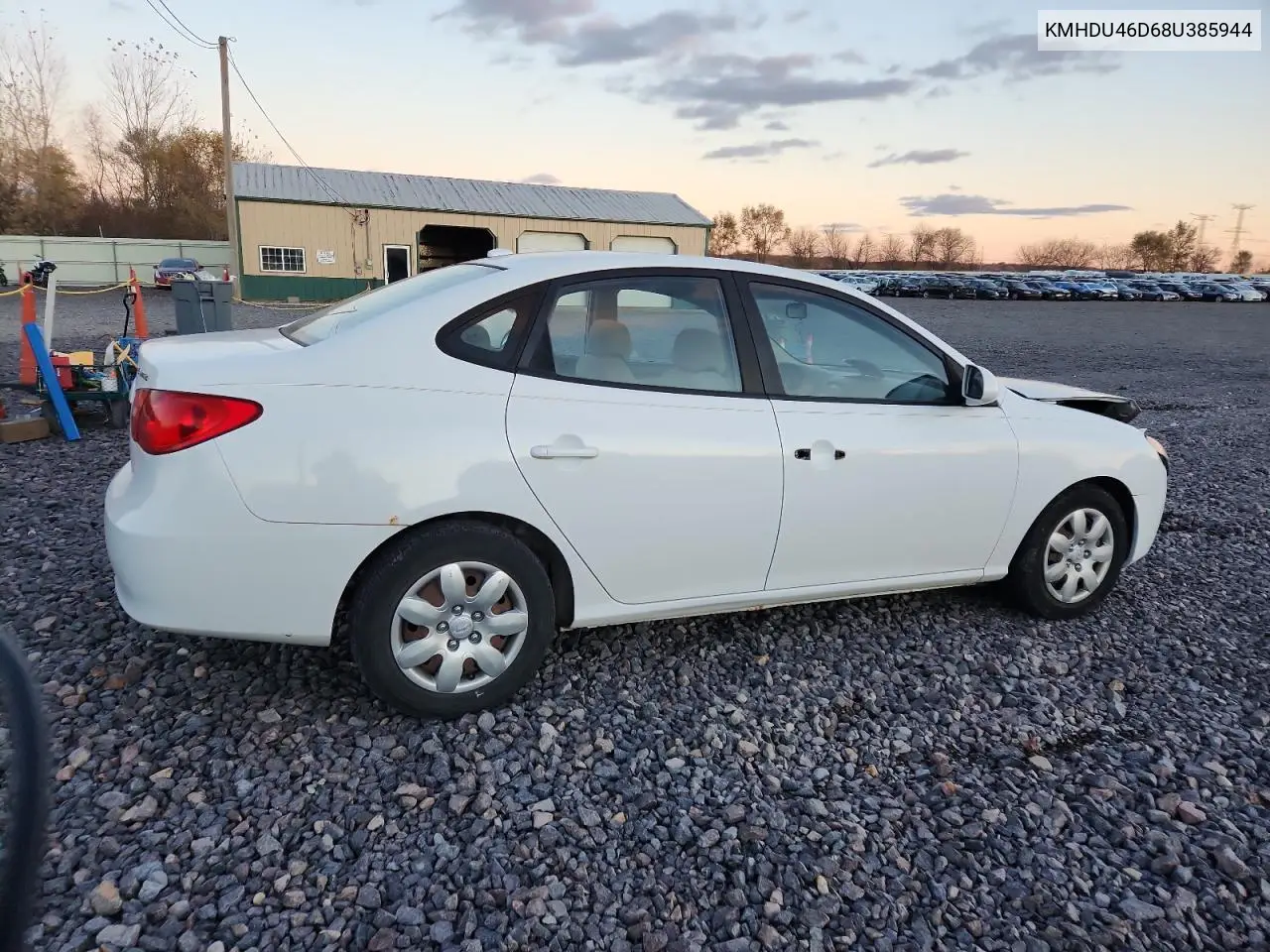 KMHDU46D68U385944 2008 Hyundai Elantra Gls