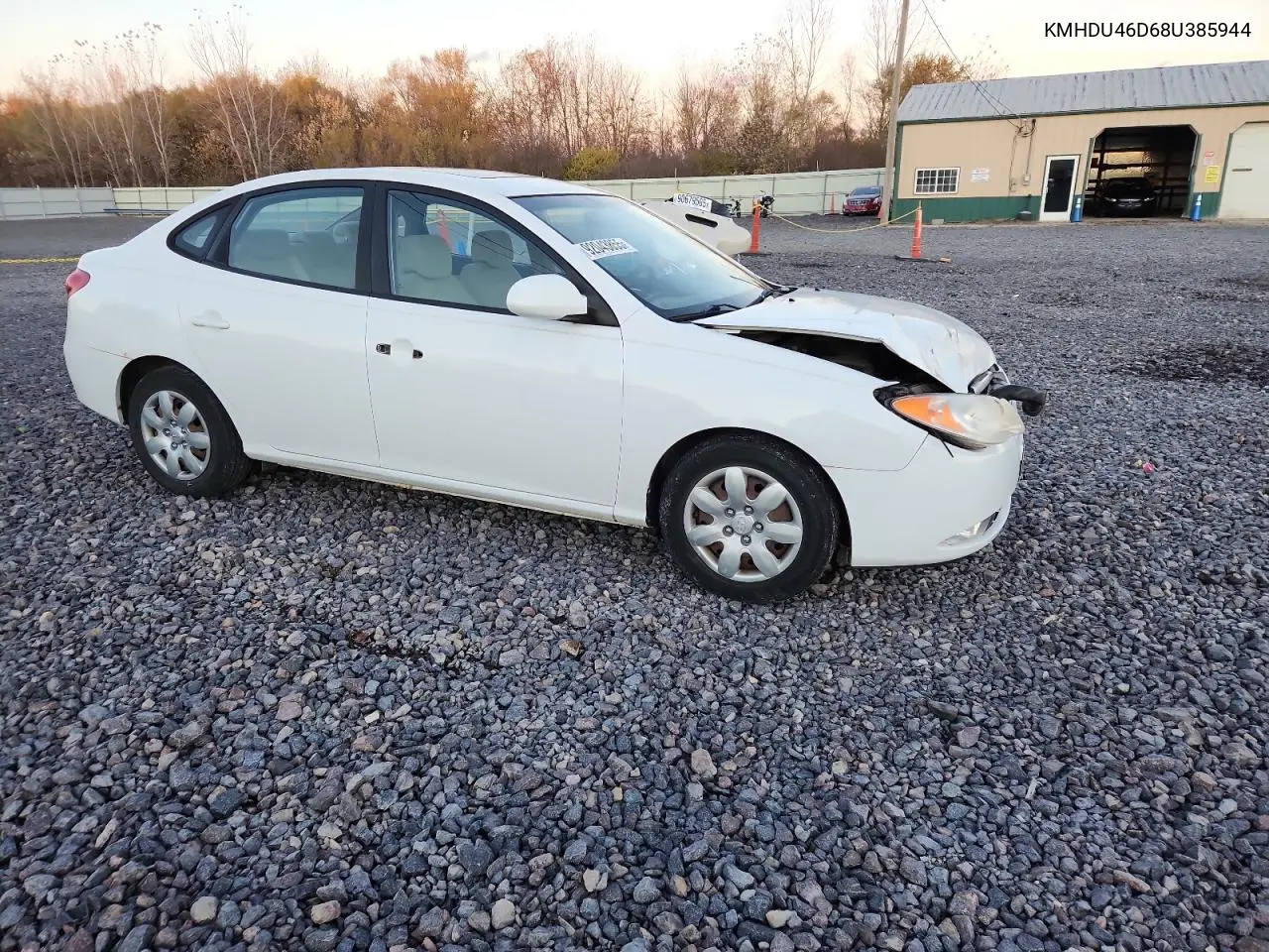 KMHDU46D68U385944 2008 Hyundai Elantra Gls