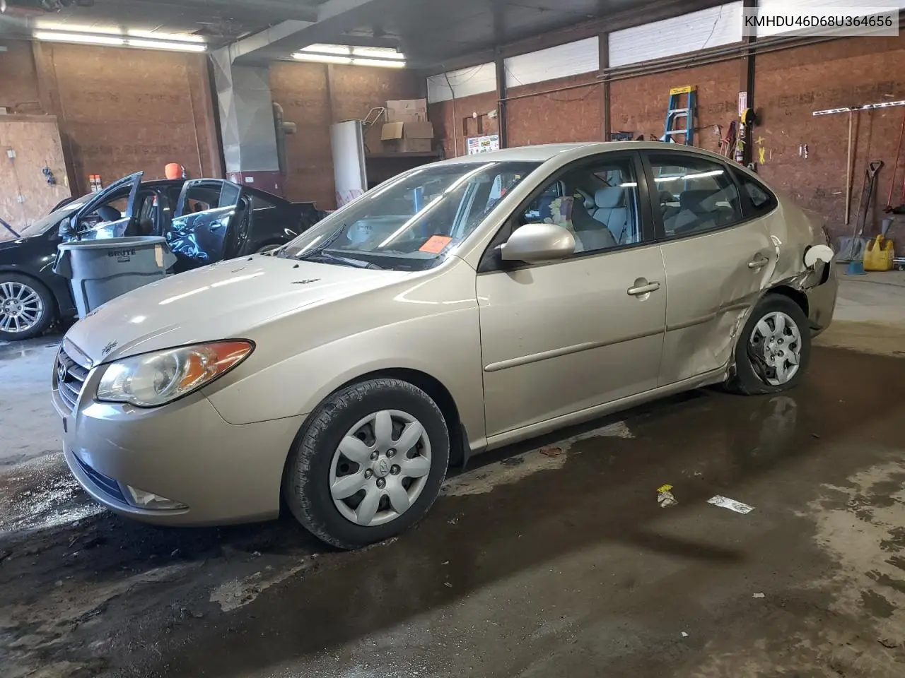 KMHDU46D68U364656 2008 Hyundai Elantra Gls