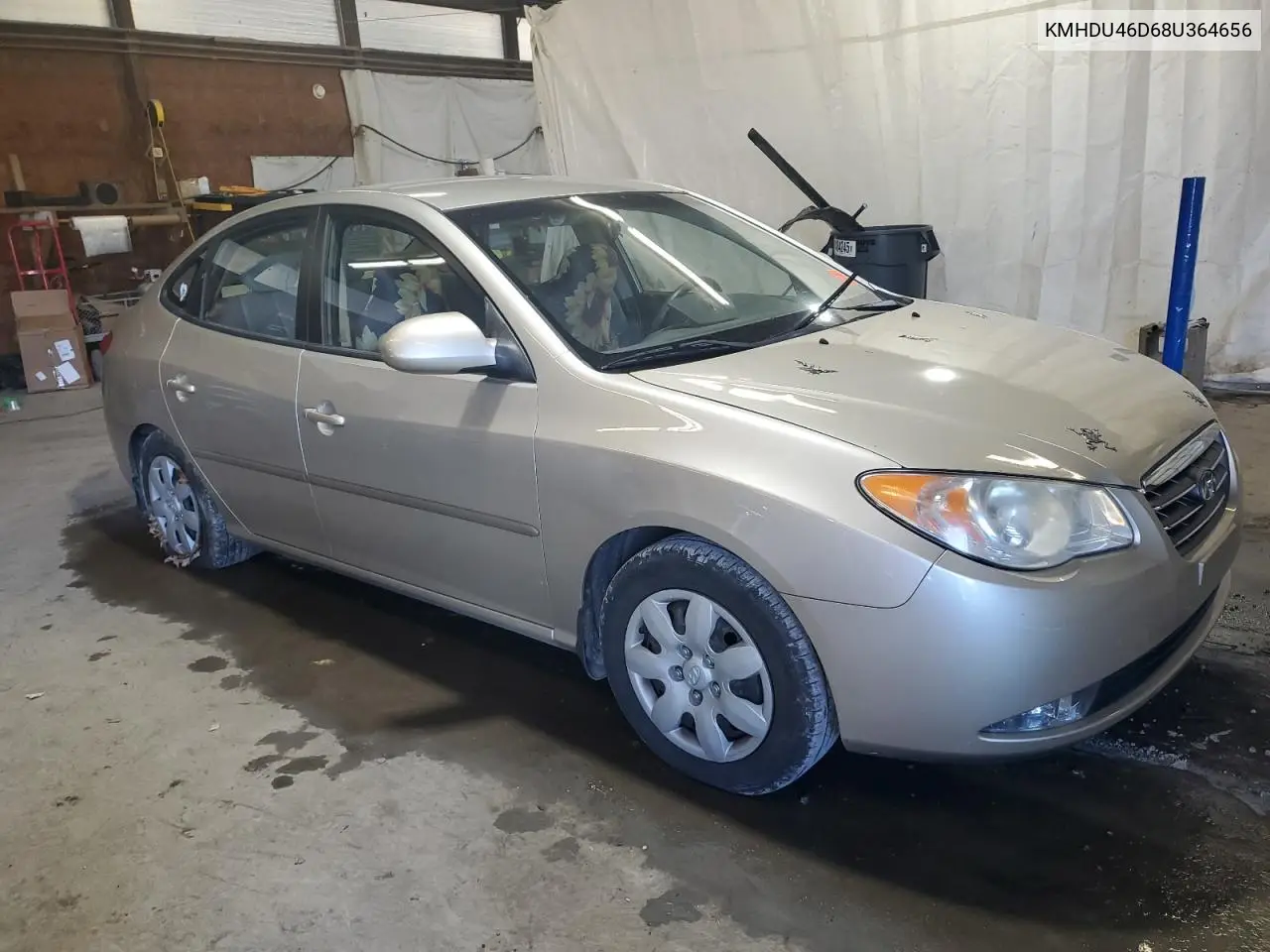 KMHDU46D68U364656 2008 Hyundai Elantra Gls