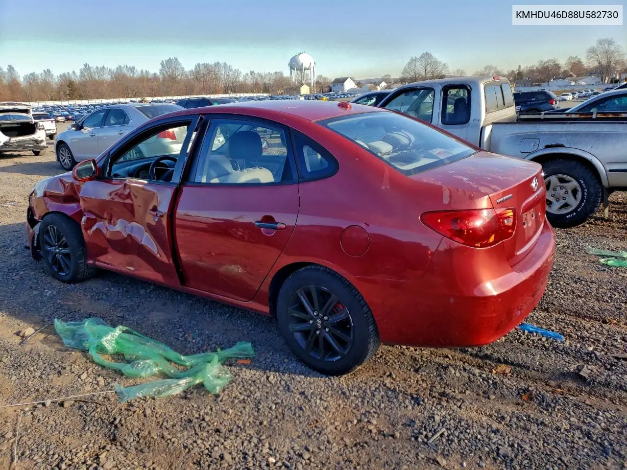 KMHDU46D88U582730 2008 Hyundai Elantra Gls