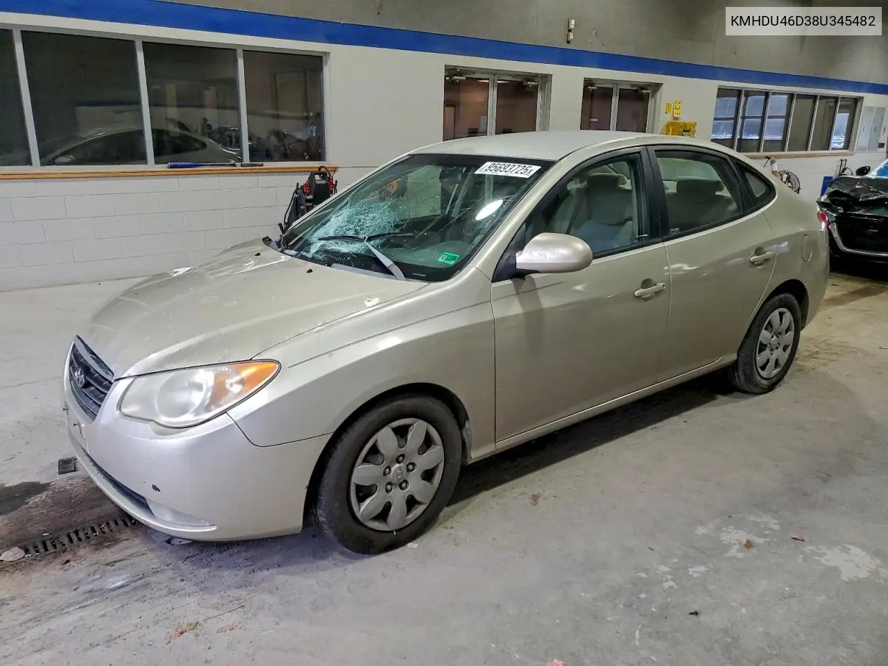 KMHDU46D38U345482 2008 Hyundai Elantra Gls