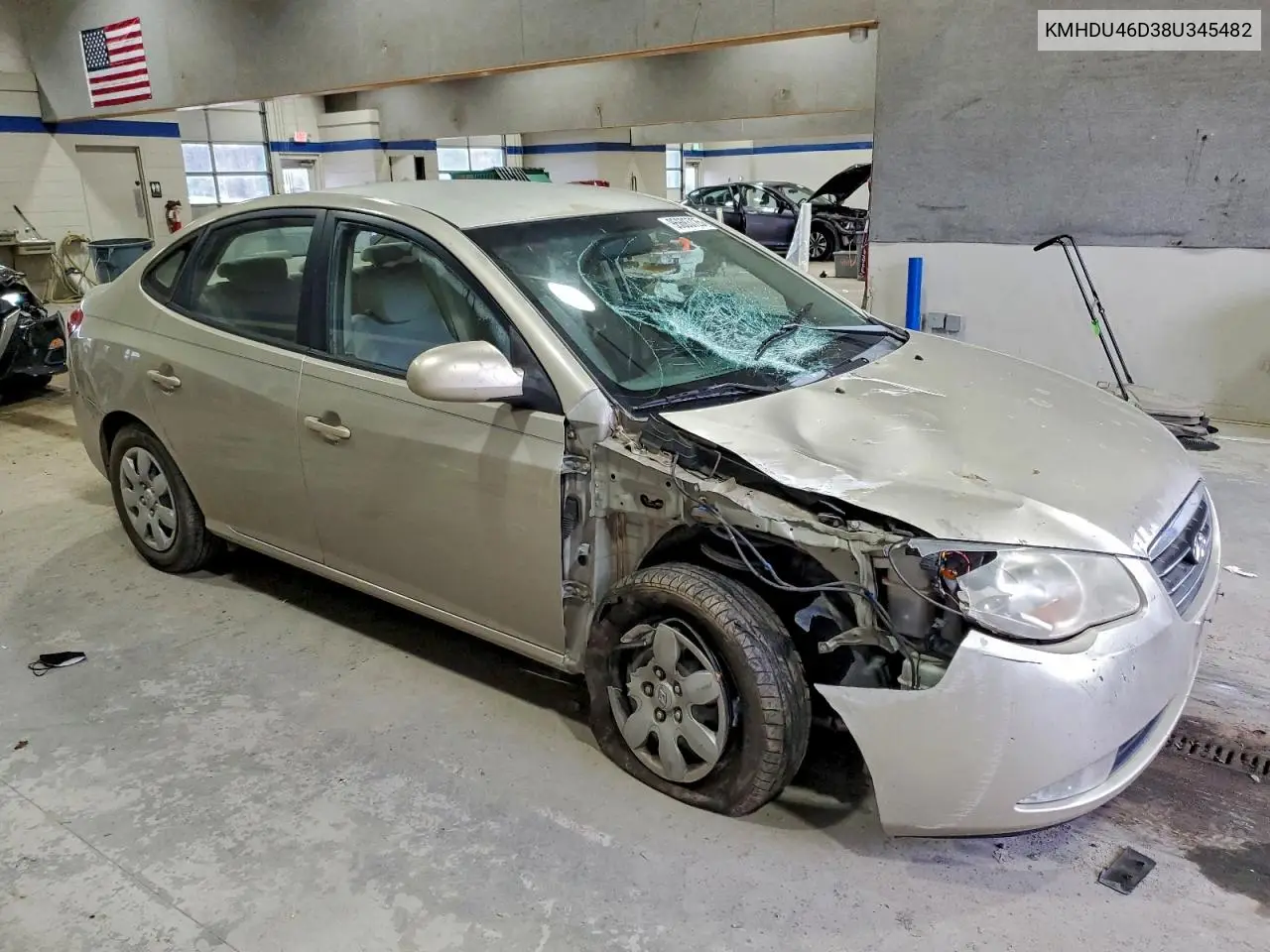 KMHDU46D38U345482 2008 Hyundai Elantra Gls