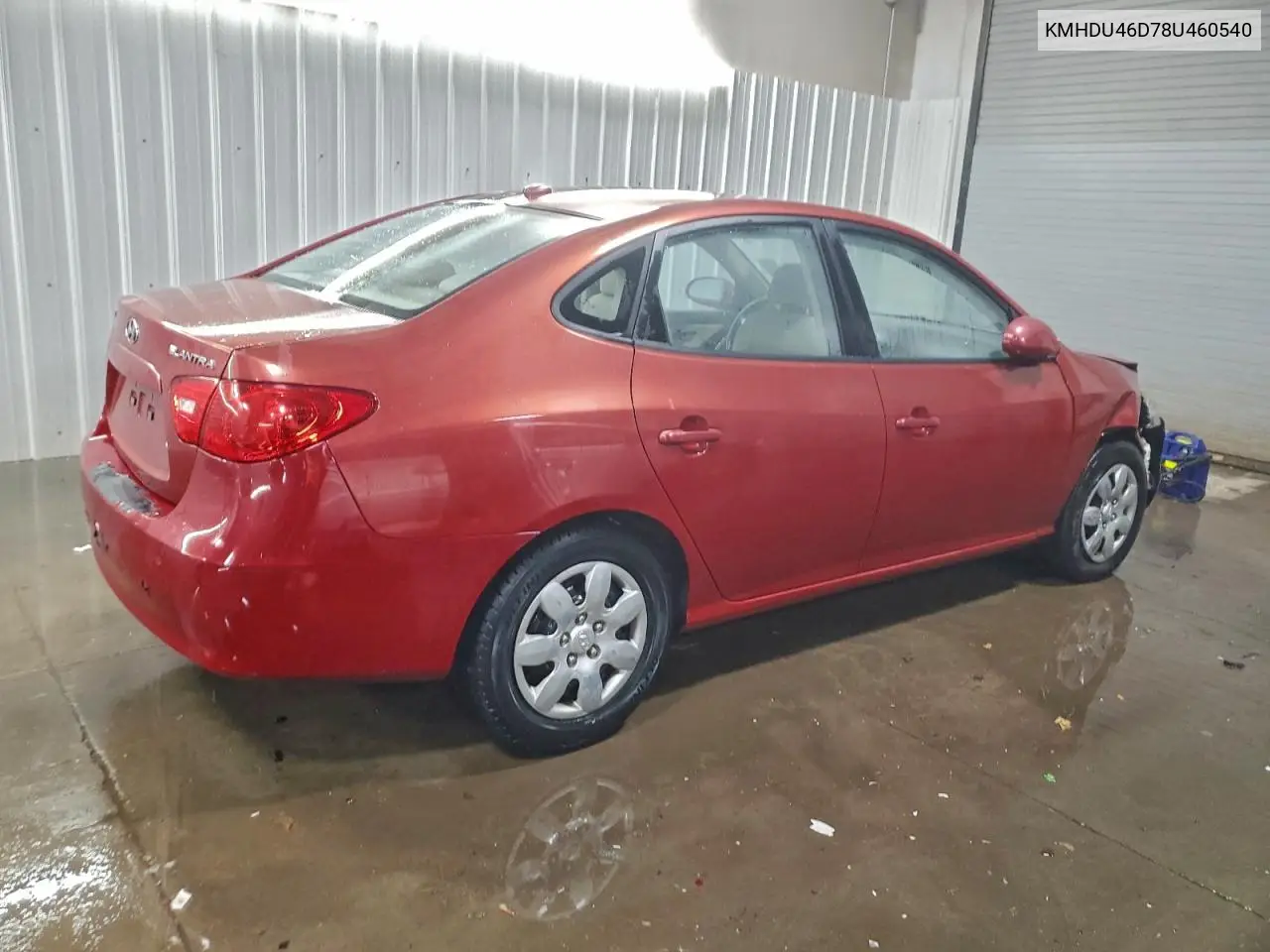 KMHDU46D78U460540 2008 Hyundai Elantra Gls