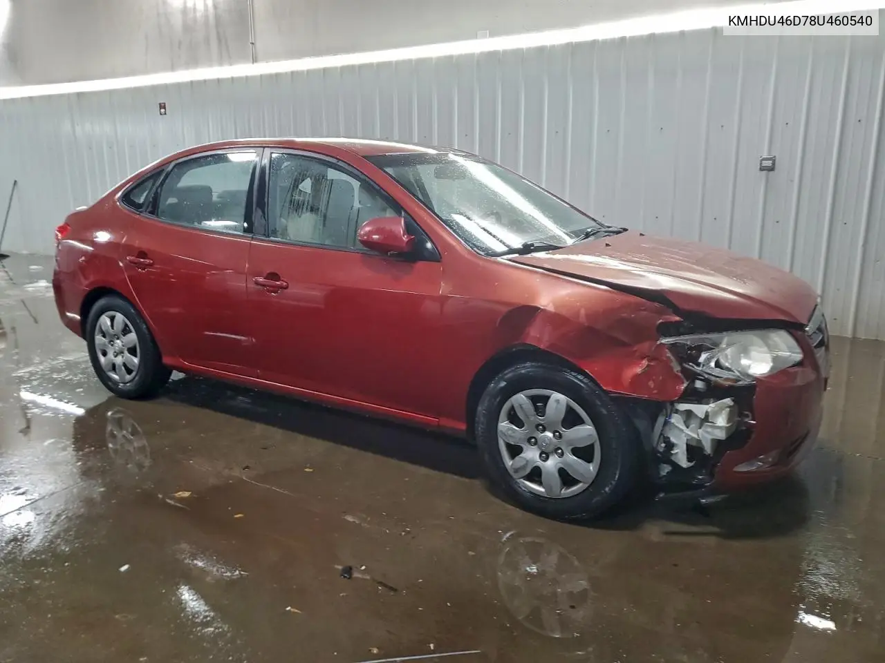 KMHDU46D78U460540 2008 Hyundai Elantra Gls