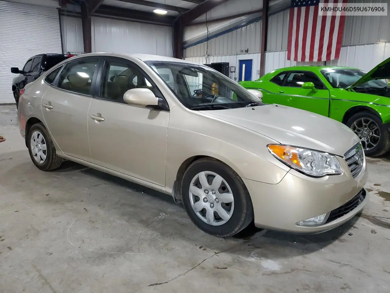 KMHDU46D59U676906 2009 Hyundai Elantra Gls