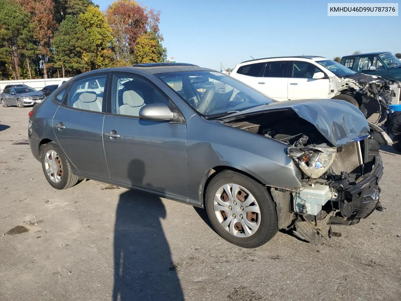 KMHDU46D99U787376 2009 Hyundai Elantra Gls