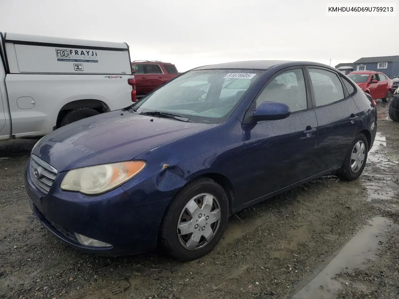 KMHDU46D69U759213 2009 Hyundai Elantra Gls