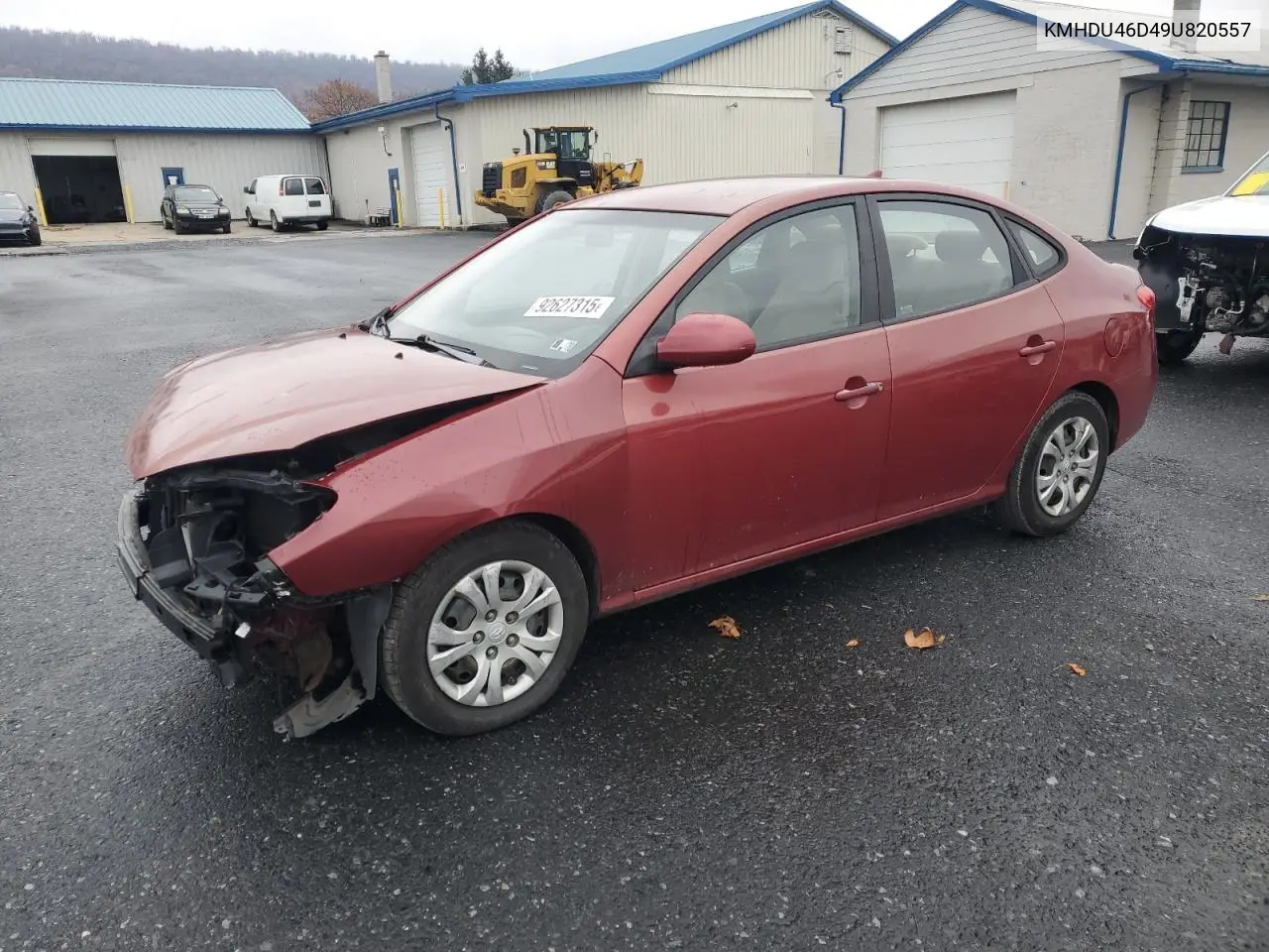 KMHDU46D49U820557 2009 Hyundai Elantra Gls