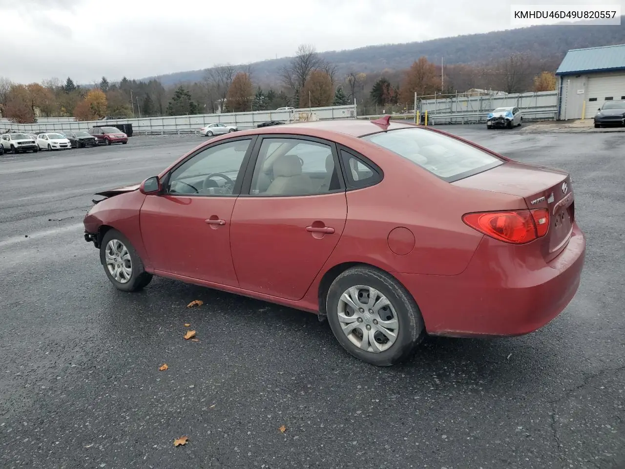 KMHDU46D49U820557 2009 Hyundai Elantra Gls